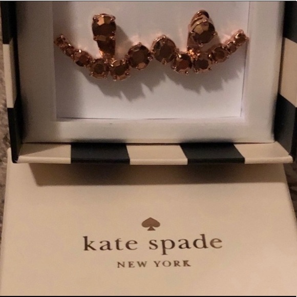 ♠️ New Kate Spade Earrings + Box & Dust Bag ♠️ - Picture 2 of 4